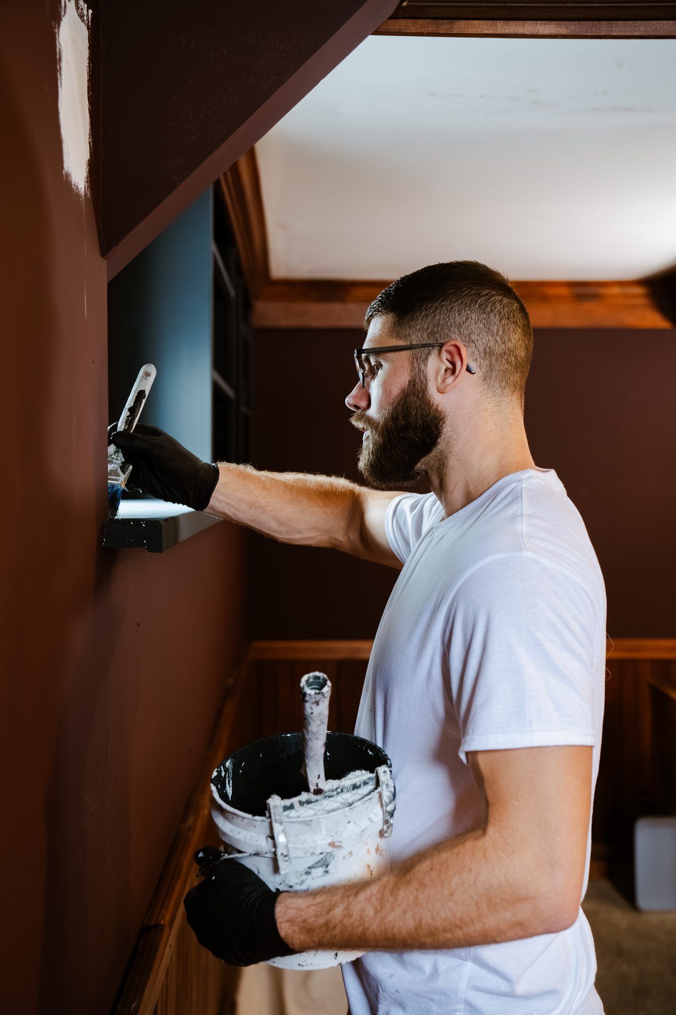 Painting window trim